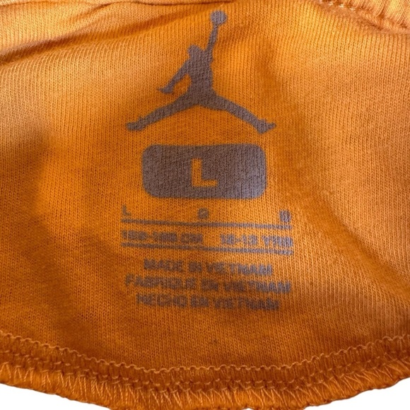 Air Jordan 23 Jumping Man Hoodie Long Sleeve Yellow / Gold Youth Size Large - Picture 5 of 10